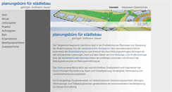 Desktop Screenshot of planungsbuero-fuer-staedtebau.de